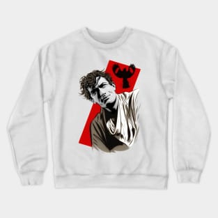 Gregory Peck - An illustration by Paul Cemmick Crewneck Sweatshirt